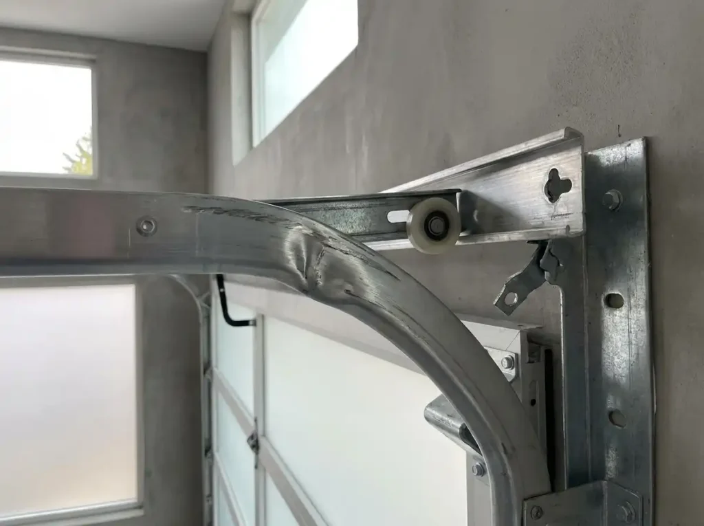 Damaged Garage Door Tracks