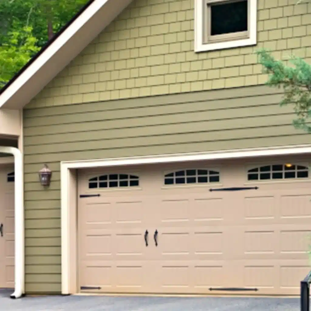 example of a homeowner that is keeping their garage well maintained
