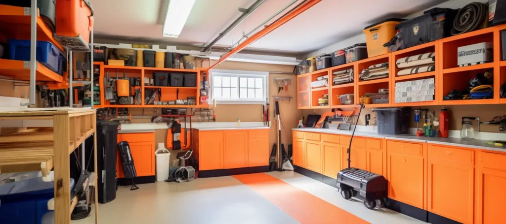 fort collins garage remodeled to be a fully functioning workshop