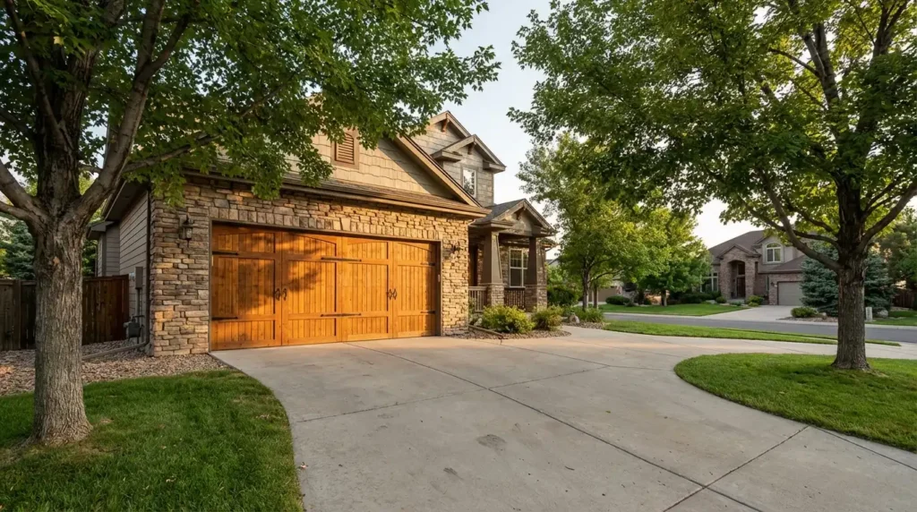 Wood Garage Doors in Fort Collins