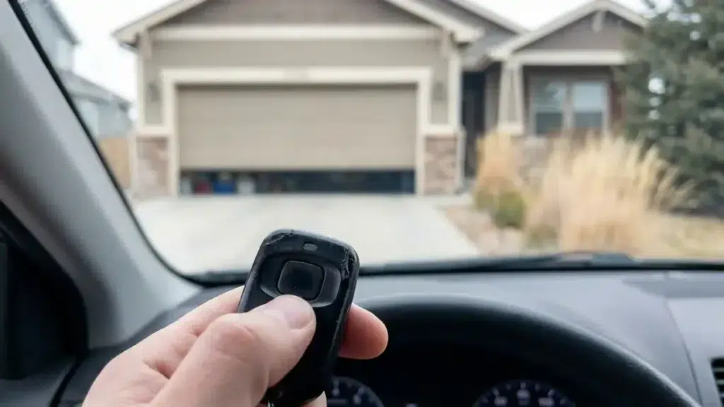 garage door remote not working properly