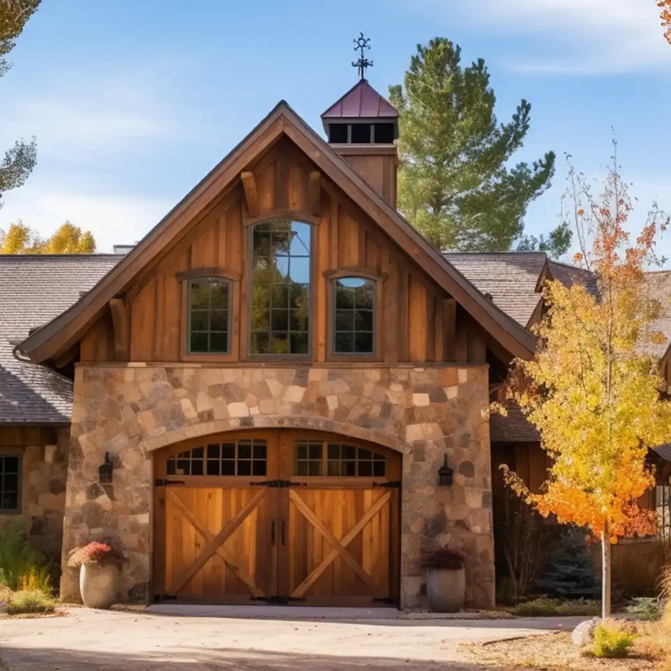 ranch style garage doors