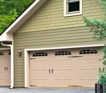 house with a two car garage