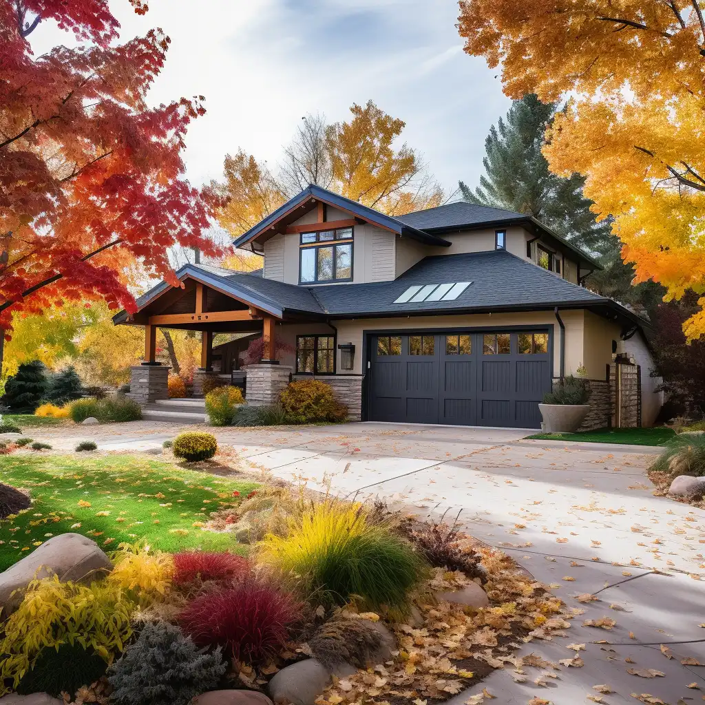 Fort Collins home in fall