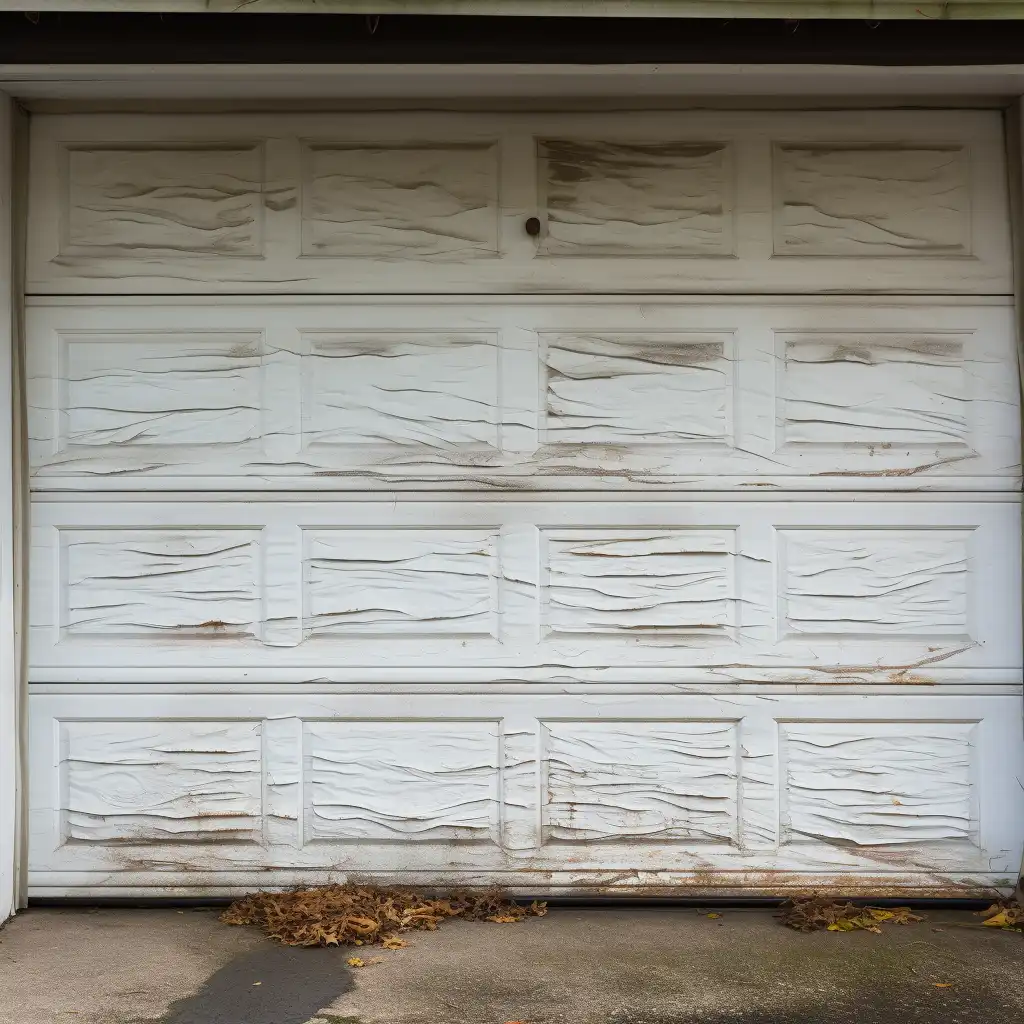 Dented Garage Door