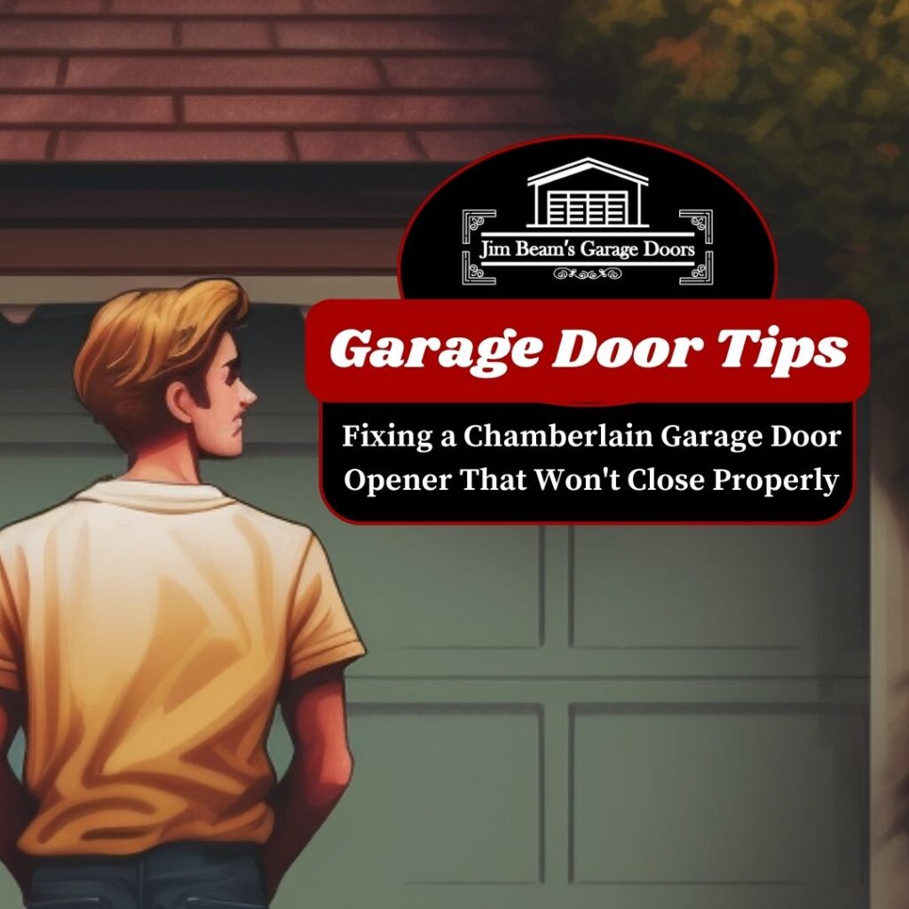 Fixing a Chamberlain Garage Door Opener That Won't Close Properly